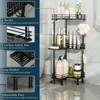 Consumest Corner Shower Caddy Standing - 3-Tier Stainless Steel Shower