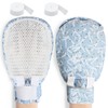 WASHINBED Dementia Restraint Gloves with Colorful Patterns-2 PCS- Reusable,Comfortable and