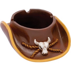 6.3" Fujima Cowboy Hat Ashtray shape of a classic cowboy Hat