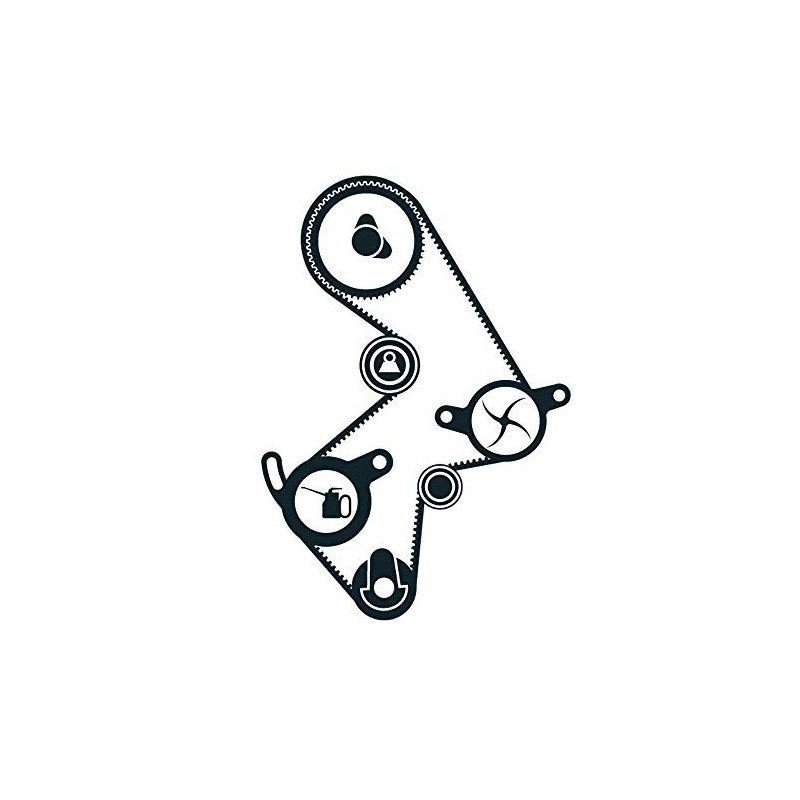 SKF VKMA91003 Timing Belt Kit, Asian Applications