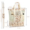 Bluboon Mesh Beach Tote Bag with Cooler Compartment Insulated Detachable