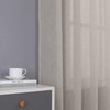 MISS SELECTEX Sheer Linen Curtains with Bordered - Natural Textured