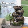 Sunnydaze Tabletop Water Fountain - Relaxing Indoor Desktop Water Feature
