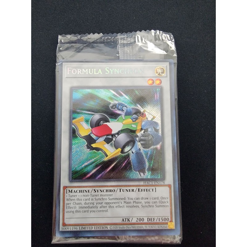 Formula Synchron - HAC1-EN178 - Secret Rare - 1st Edition