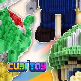 Cubi Animation Series YH/M/L bunle (~2,000 PCS each model), Micro 3D Building Block Model:_Dinosaur