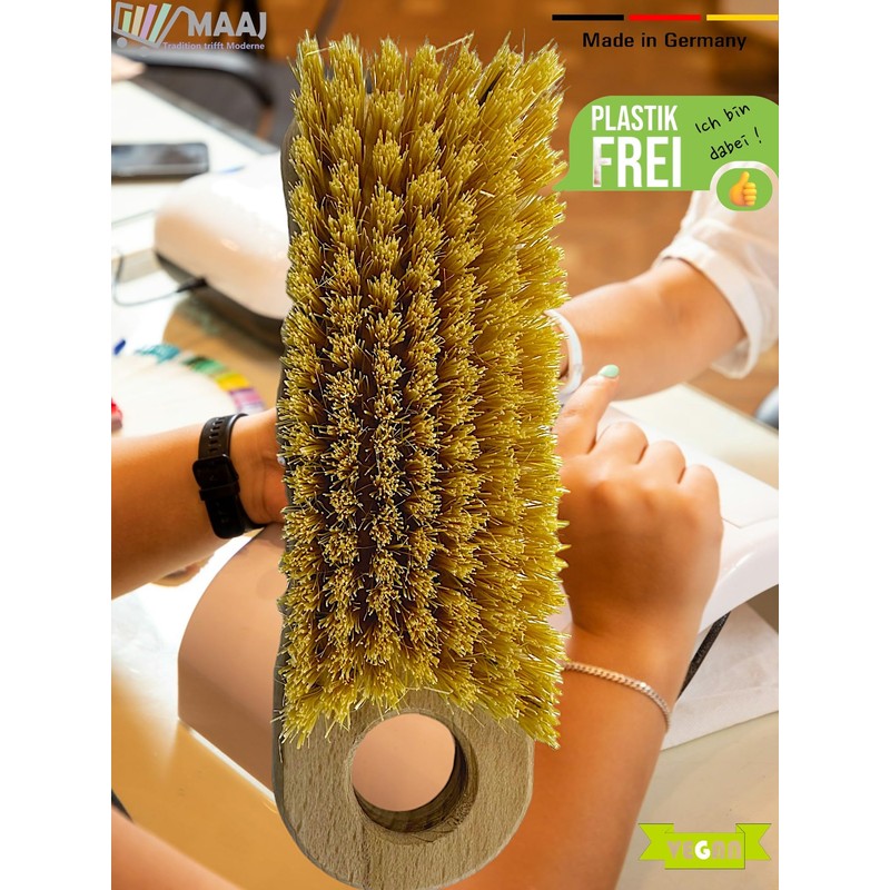 Maaj Set of 2 Nail Brush/Hand Brush, 14 cm, Wood