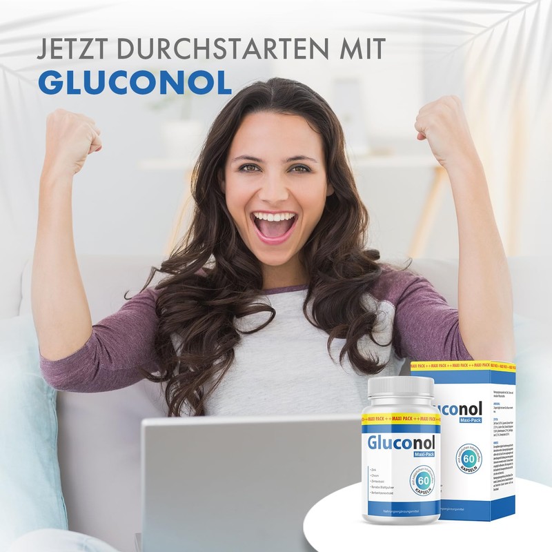 Gluconol Capsules, Rich in Vitamins and Minerals, for Men and