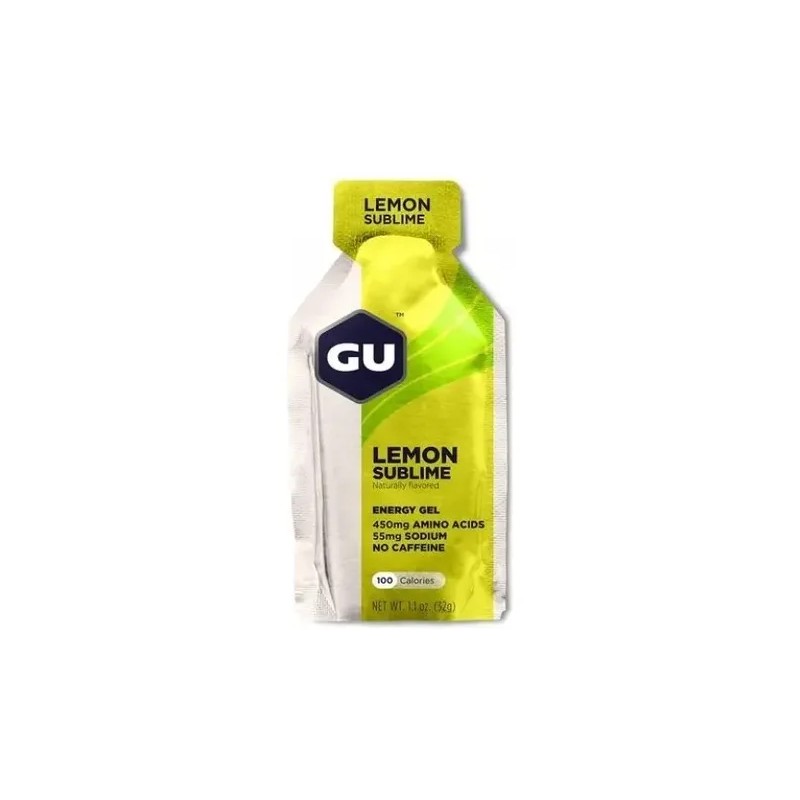 Gel Energético Gu 12 Piezas, Sabor Lemon Sublime