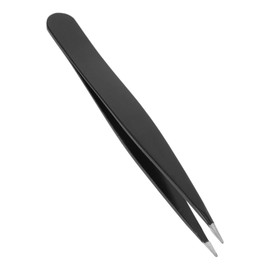 IWOWHERO Facial Hair Remover Tweezers Eyebrow Precision Clip Stainless Steel 1.5mm for Home Salon