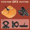 LZFAN Golf Putter Covers DF3 Mallet Putter Headcover Driver Fairway