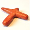 Massager Cross smooth hardwood for trigger point massage, hardwood, for