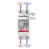 Single Phase Energy Meter Bidirectional Metering 2P DIN Rail Mount