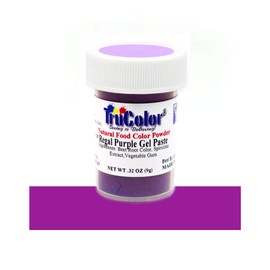 TruColor Regal Purple Natural Gel Paste Powder Food Coloring, 9 Grams
