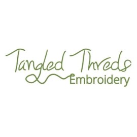 Tangled threds Custom Embroidery Goldendoodle Labradoodle Dog #2 Cream Embroidered Patch comes in 2" 3" 4" sizes - 3" Patch Sew on