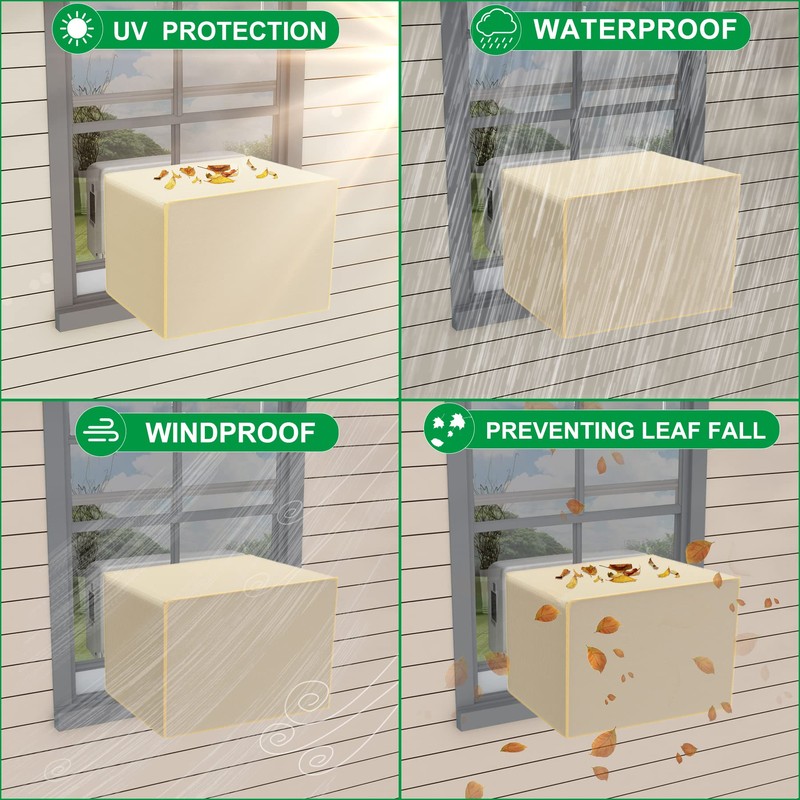 Forestchill Window Air Conditioner Cover for U-shaped 8,000/10,000/12,000 BTU Window