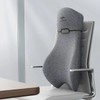 Memory Foam Lumbar Support Pillow for Office Chair, Ergonomic Backrest