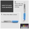 Volcanics Dry Erase Markers Low Odor Fine Whiteboard Markers Thin