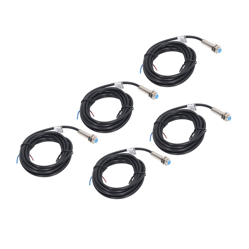 5Pcs Proximity Sensor Approach Switch 4‑24VDC NPN Normally Open for