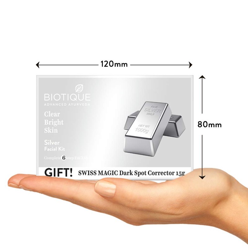 Biotique Bio Silver Facial Kit, 65g