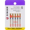 SINGER 04721 Size 90/14 Stretch Sewing Machine Needles, 5-Count ,