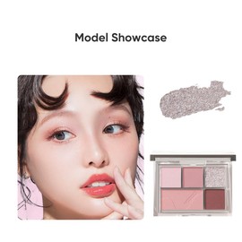 VEECCI Revolution Eyeshadow Palette, Versatile Glitter Shadows for Women with Blendable Colours, Featuring Fine Powder, Pearlescent and Matte Cream, 01 Pink Shades Palette