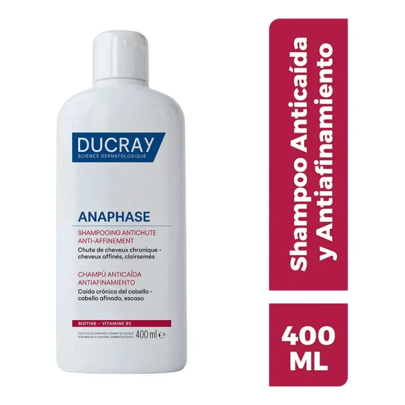 Shampoo Ducray Anaphase Anticaída y Voluminizador 400 ml