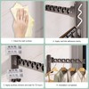 Ksvaye Wall Clothes Hooks Foldable Wall Clothes Rack Clothes Fan