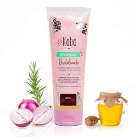 Shampoo de Romero y Cebolla Revitalizante Kaba By DLuchi para un Cabello Más Grueso, Abundante, Fuerte y Saludable, Libre de Sulfatos, Colorantes y...