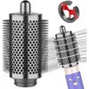 SWAZVAC Round Volume Brush Large Hair Styler Attachment for Air Wrap Metal / 에어 랩용 SWAZVAC 원형 볼륨 브러시 대형 헤어 스타일러 부착물 메탈