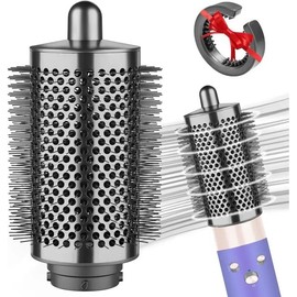 SWAZVAC Round Volume Brush Large Hair Styler Attachment for Air Wrap Metal / 에어 랩용 SWAZVAC 원형 볼륨 브러시 대형 헤어 스타일러 부착물 메탈