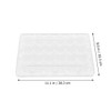 Cabilock Pack of 12 24 Egg Boxes Quail Eggs Transparent