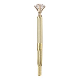 Inductor Diamante Agujas Microblading Shading Tatuajes Cejas Dorado