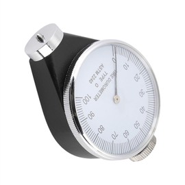 Shore Durometer Tester, Rubber Tyre Durometer, Shore Type A/O/D Rubber Tyres Durometer Hardness Tester Gauge 0-100 HA for Synthetic Rubber Polyester Leather Wax (Type A) (O Type)