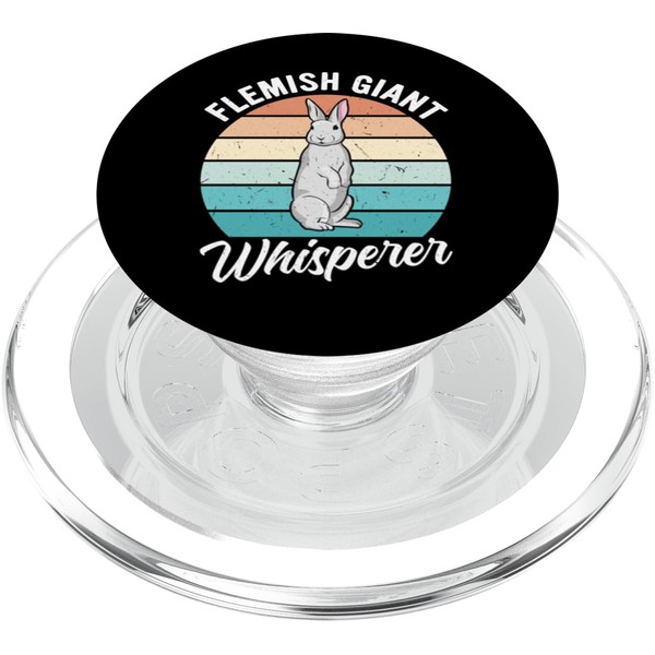 Rabbit Lover Design with Flemish Giant PopSockets PopGrip for MagSafe