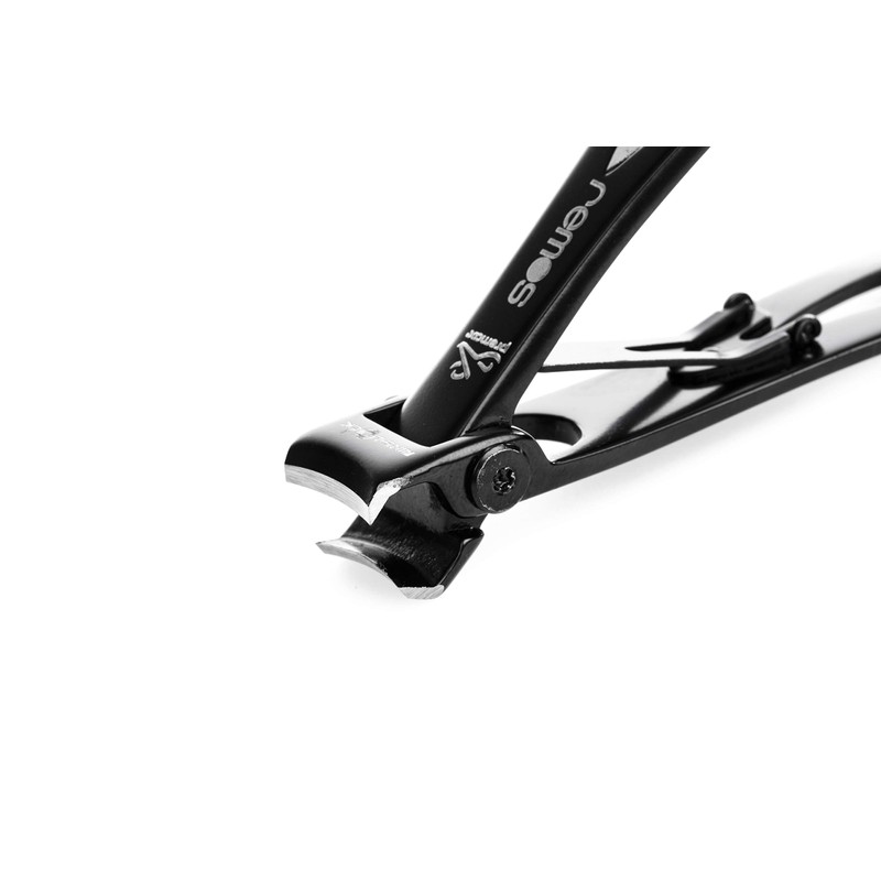 Remos Professional Nail Clippers for Toenails Stainless Steel Black 9