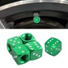 Car Tire Valve Stem Caps, Universal Dice Valve Stem Caps