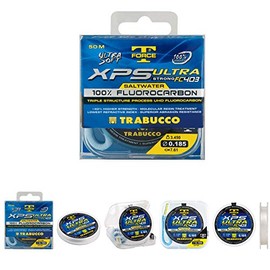 Trabucco FLuorocarbon XPS Ultra Sea Fishing Line, 50 m Diameter 0.221