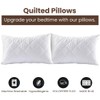 4 Pack Premium Hotel Pillows – Quilted Cover & Soft