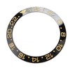 Ceramic Watch Bezel Ring Black Base Gold Digit Watch Bezel