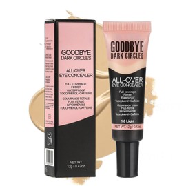 Full Coverage Concealer for Circles, Tattoo Cover Up & Colour, Long-Lasting Under Eye Concealer for All Skin Types，Seamlessly Blends into Fair Skin without Looking Cakey or Stark(Light Nude)
