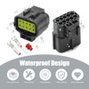 JUUDDENPARTS 2 Kit 10 Pin Electrical Connector Plug, Waterproof Electrical