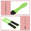 フットファイル 足用角質除去ツール 防水仕様 かかと 足裏ケア やすり両面仕様 [緑色]