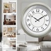 FOUNTAIN DESIGNS 18" Large Galaxy Luminous Atomic Clock with Night
