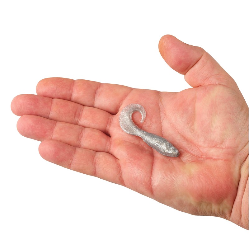 Berkley Gulp! Saltwater Swimming Mullet Fishing Soft Bait, Chrome, 3"