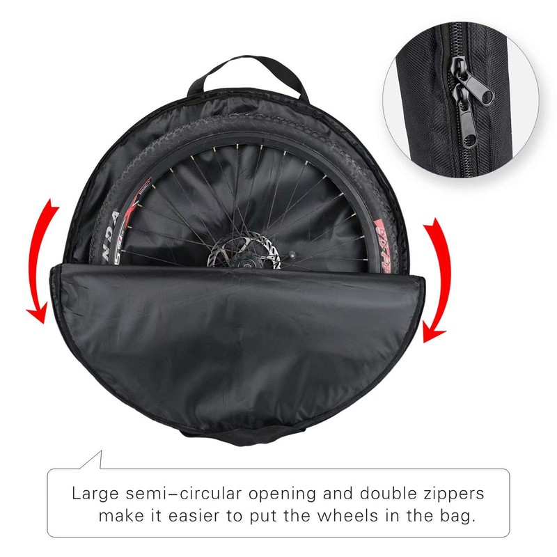 Rhinowalk Bolsa de transporte para ruedas de bicicleta de 26