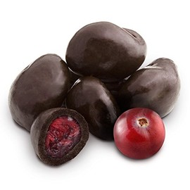 Dulcefina chocolate and Sweets, Dark Chocolate Dried Cranberries (2 Lbs)
