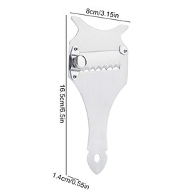 Professional Truffle Slicer, Stainless Steel Truffle Cheese Slicer Shaver Adjustable Blade Chocolate Shaver for Truffles, Vegetables, Garlic, Chocolate, Mushrooms