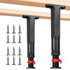 FINEPOTY Bed Legs, 2 PCS Adjustable Height Center Support Leg