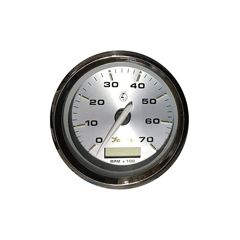 Faria 39040 Kronos Tachometer Gauge with Hourmeter 7000 RPM Gas