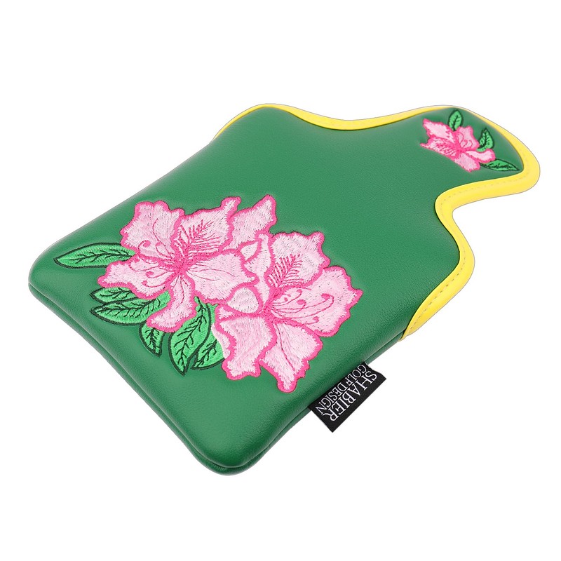 SHABIER Golf Large Mallet Putter Headcover with Flower Design for